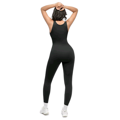 Luxero GentleSculpt Deep V Jumpsuit